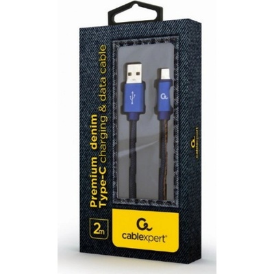 Gembird CC-USB2J-AMCM-2M-BL USB 2.0 AM na Type-C, (AM/CM), 2m, jeans