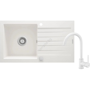 Deante ZQZVA113 - Кухненска мивка ZORBA 76x44 см с гранитен смесител (DN0046)