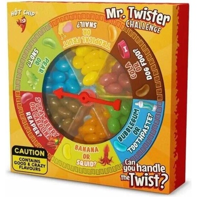Hot Chip Mr. Twister hra s ruletou a žvýkacími bonbonky 120 g