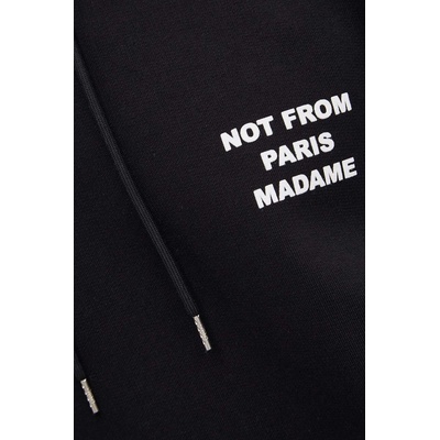 Drôle de Monsieur Памучен суичър Drôle de Monsieur Le Hoodie Slogan (PERM.HO162.CO127.BL)