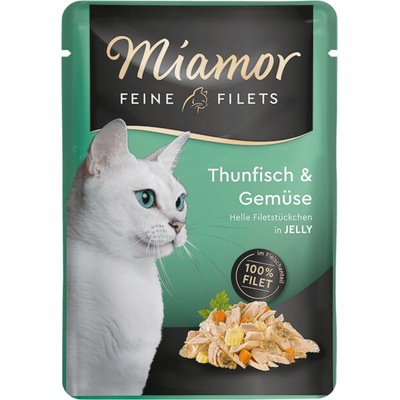 Miamor Feine Filets in Jelly tuňák a zelenina 100 g