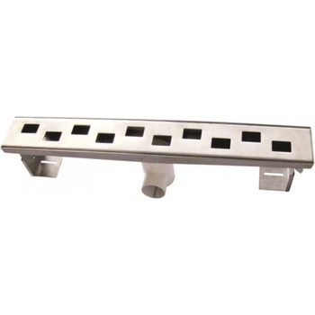 Inter Ceramic Линеен сифон 785*90мм с големи отвори 2378590 (2378590)