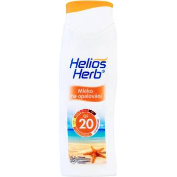 Helios Herb mléko na opalování SPF20 200 ml