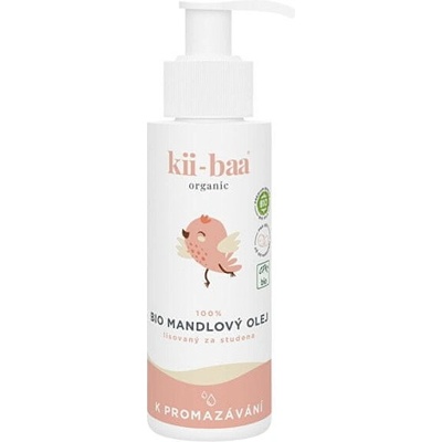 kii-baa organic Bio mandlový olej na tělo 100 ml