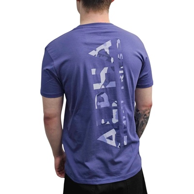 Alpha Industries Backprint T Camo Print Night Purple