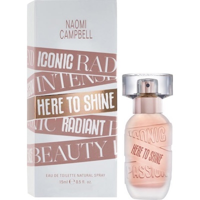 Naomi Campbell Here To Shine toaletná voda dámska 15 ml