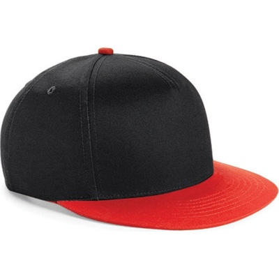 Beechfield Detská šiltovka s rovným šiltom B615 Black one size