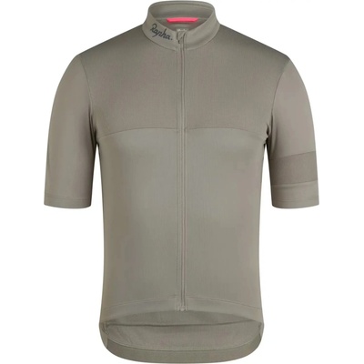 Rapha Men's Brevet Element Jersey khaki/black Pánsky