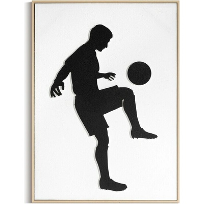 Ručne maľovaný obraz na plátne 52x72 cm – krémový