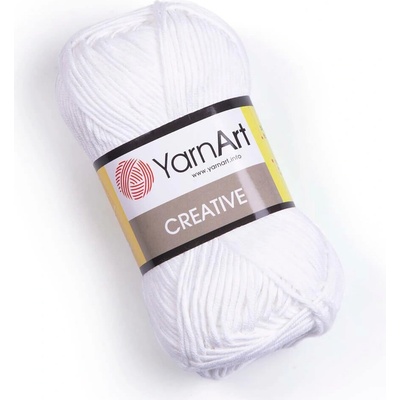 Yarn Art příze Creative_220 bílá