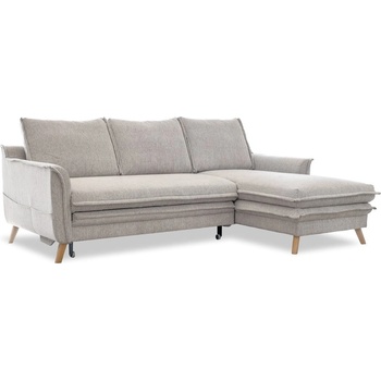 Miuform Сиво-бежов разтегателен/с място за съхранение ъглов диван (десен ъгъл) Charming Charlie - Miuform (1720ETS501)