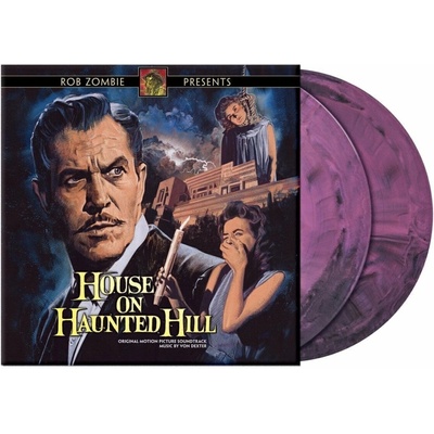Von Dexter - House On Haunted Hill (Gatefold Sleeve) (Pink & Black Swirl Hand Poured Coloured) 2 LP