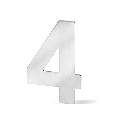 ACT SERVIS ACT - Domové čísla nerez 120mm Povrch: IN - nerez, Prevedenie: 4