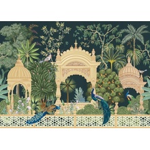 Interdruk Vtáky páv kvety záhrada palác 1000 dielov