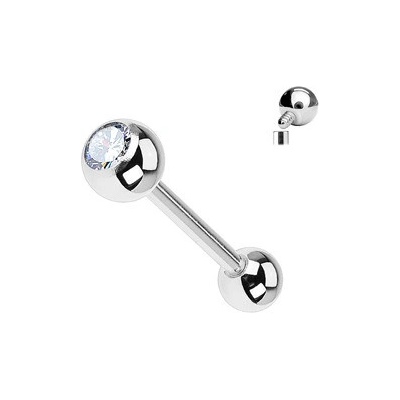 Šperky4U piercing činka titan zirkon TIT1008-16165