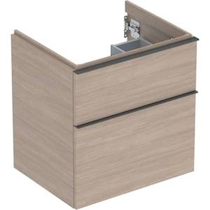Geberit iCon - Шкафче за умивалник, 59x62x48 см, 2 чекмеджета, дъб 502.303. JH. 1 (502.303.JH.1)