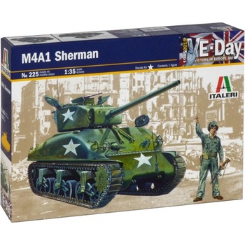Italeri M4A1 Sherman Model Kit 0225 1:35
