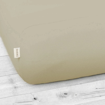 Darré Jersey prostěradlo tmavě smetanové 90x200x40