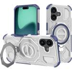 Techsuit Калъф за iPhone 16 - Carbon Shield PRO - син прозрачен (KF2352688)