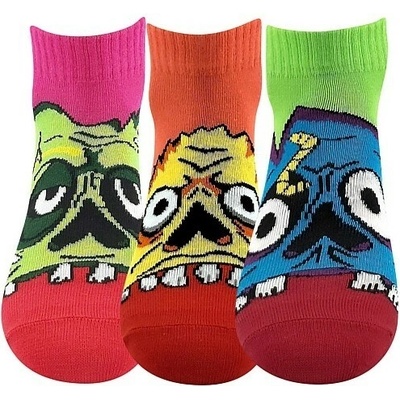 Boma Detské obrázkové ponožky Zombik BM118521 mix chlapec