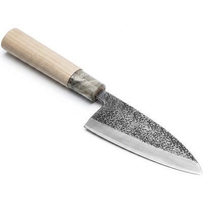 Umebachi ryuma Japonský deba nůž na filetování ryb s kladívkovým povrchem 120 mm