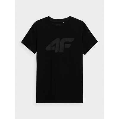 4F pánske triko AW23TTSHM0877 deep black