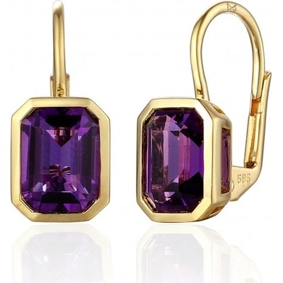 Gems Naomi žluté zlato a fialový ametyst 3834504-0-0-95