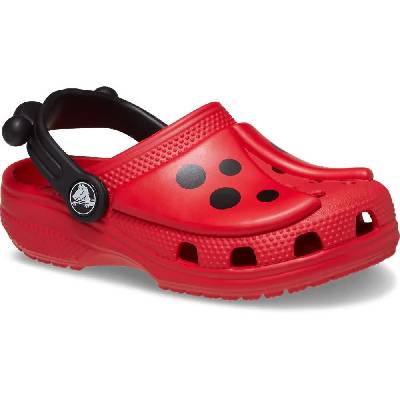 Classic IAM Lady Bug clogs - Red (Varsity Red / Black)