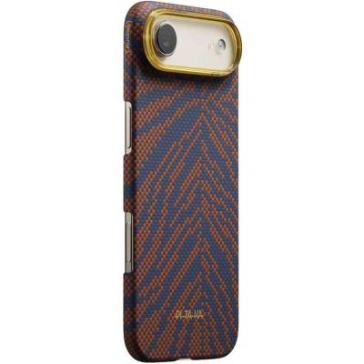 PITAKA Magsafe Калъф за iPhone Air, Pitaka Edge Breath of Veins Case Burning Orange, Оранжев (BV1701A)
