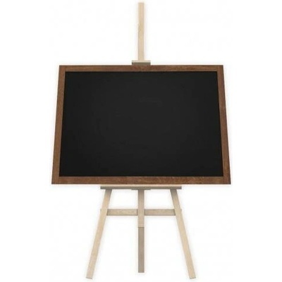 Allboards TB96_EW01 Křídová nemagnetická tabule s dřevěným rámem 90 x 60 cm