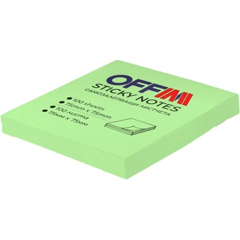 Image 1 of Самозалепващи листчета пастел 75/75мм зелени