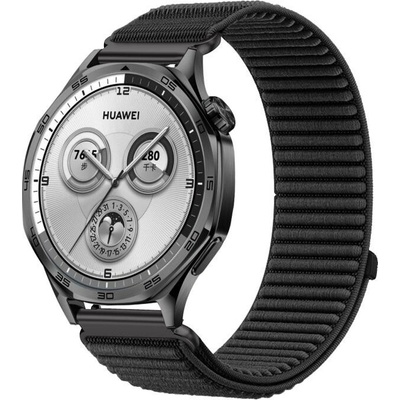 VSETKONAMOBIL NYLON Univerzálny remienok pre smart hodinky - šírka 18mm čierny 131087