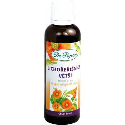 Dr. Popov Lichořeřišnice větší originální bylinné kapky 50 ml