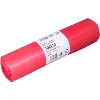 Maxpack pytle HDPE 120 l 40µm 25ks červené