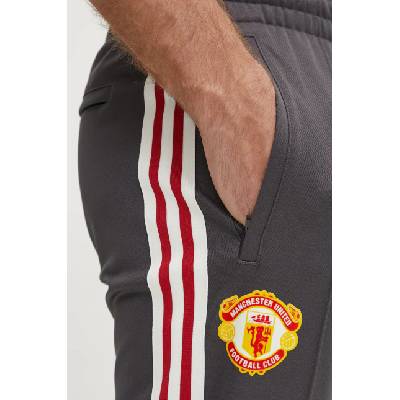 adidas Originals Спортен панталон adidas Originals Manchester United Beckenbauer Track Pant в сиво с апликация IY0044 (IY0044)