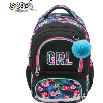 S-Cool Ученическа eргономична раница SCOOL ПРЕМИУМ - GRL