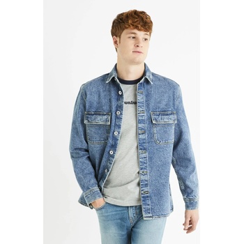 Image 1 of Celio Синя мъжка дънкова риза Celio Battery Celio | Sin | МЪЖЕ | S