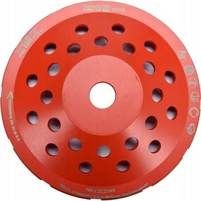 Hrncový kotouč na betonu Yato YT-60323 180 mm