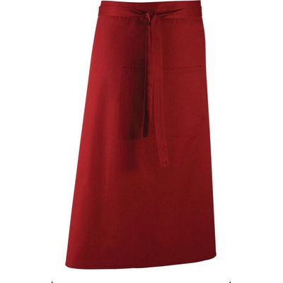 Cotton Classics Zástěra Colours pas dlouhá burgundy
