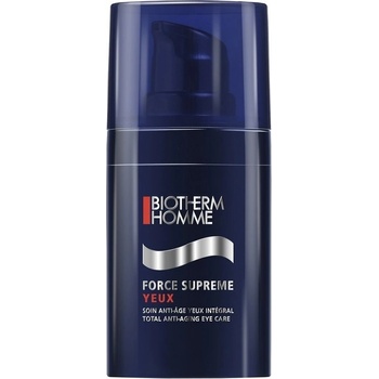 Biotherm Homme Force Supreme zpevňující oční sérum proti vráskám Blue Algae Extract + Pro-Xylane 15 ml
