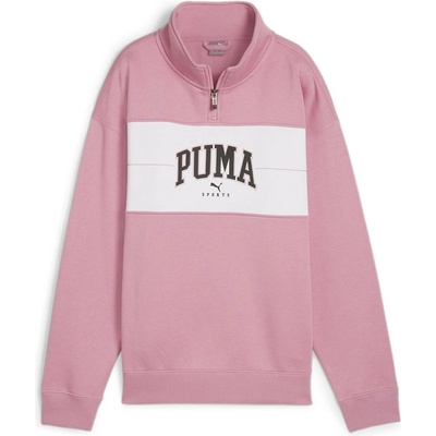 PUMA Women's Squad Half-Zip Fleece - Mauved Out