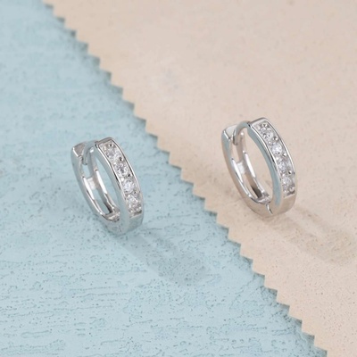 Jan Kos jewellery stříbrné náušnice MHT-2339/SW00