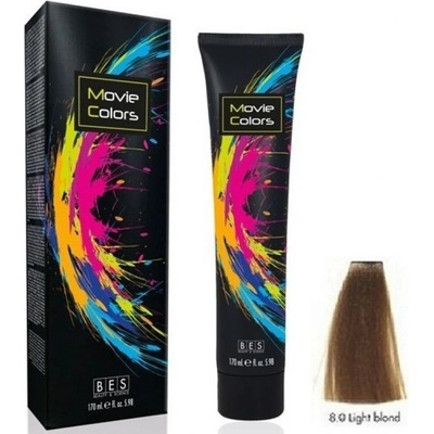 Bes Movie Color s 8.0 Light Blond svetlá blond 250 ml