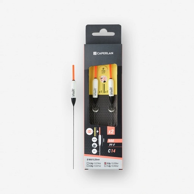 CAPERLAN Sada 2 splávků na kaprařinu na plavanou PF-F900 C14 0,8g