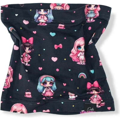 ESITO Bavlněný nákrčník Panenka tmavě modrý – Zboží Dáma