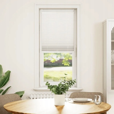 vidaXL Plisovaná roleta 60 x 150 cm, biela