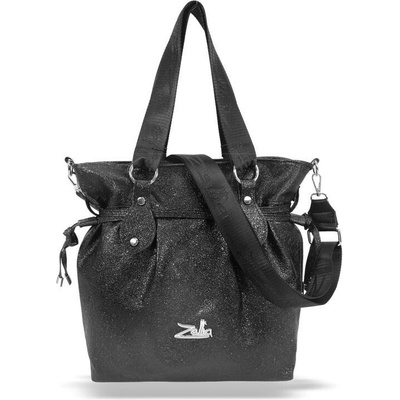 Zellia 24112 čierna dámska taška cez rameno bočná taška 30 x 28 x 13 cm