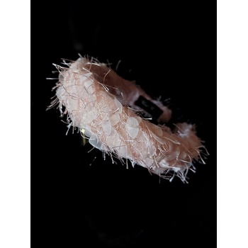 Radi handmade Елегантна мека диадема с розови ресни (760)