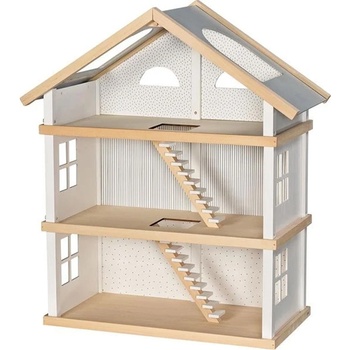 Goki Дървена къща за кукли Goki - На 3 етажа (51491)