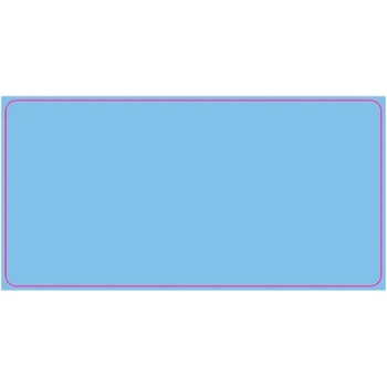 Image 1 of ZINTA Самозалепващи SGP етикети ZINTA 100x50 mm, 1000 ет. /ролка, синьо (100X50X1000-SGP-P2383C)